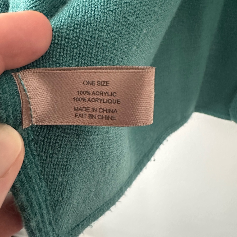 Stylish, Effortless & Cozy Teal Cardigan – LOOK by M New York-One Size - Picture 5 of 8